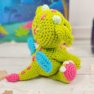 dragon crochet pattern, crochet dragon, dragon pattern, crochet pattern, amigurumi, dragon tutorial image 4