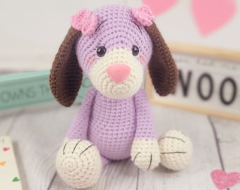 dog crochet pattern, puppy crochet pattern, crochet pattern, crochet dog, crochet puppy, amigurumi, pattern, crochet