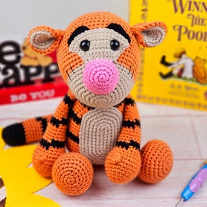 tiger crochet pattern, crochet tiger, tiger pattern, crochet pattern image 3