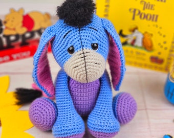 donkey crochet pattern, crochet donkey, donkey pattern, crochet pattern