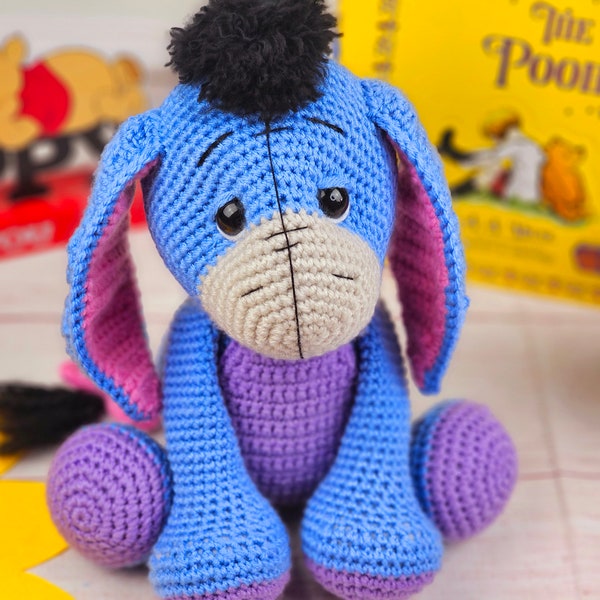 donkey crochet pattern, crochet donkey, donkey pattern, crochet pattern