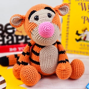 tiger crochet pattern, crochet tiger, tiger pattern, crochet pattern image 8