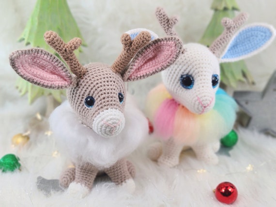jackalope, jackalope crochet pattern, crochet pattern, amigurumi, bunny pattern, bunny crochet pattern, cryptid