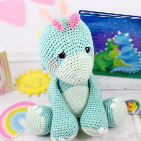 stegosaurus, Crochet pattern, dinosaur crochet pattern, pattern, amigurumi, crochet, crochet dinosaur