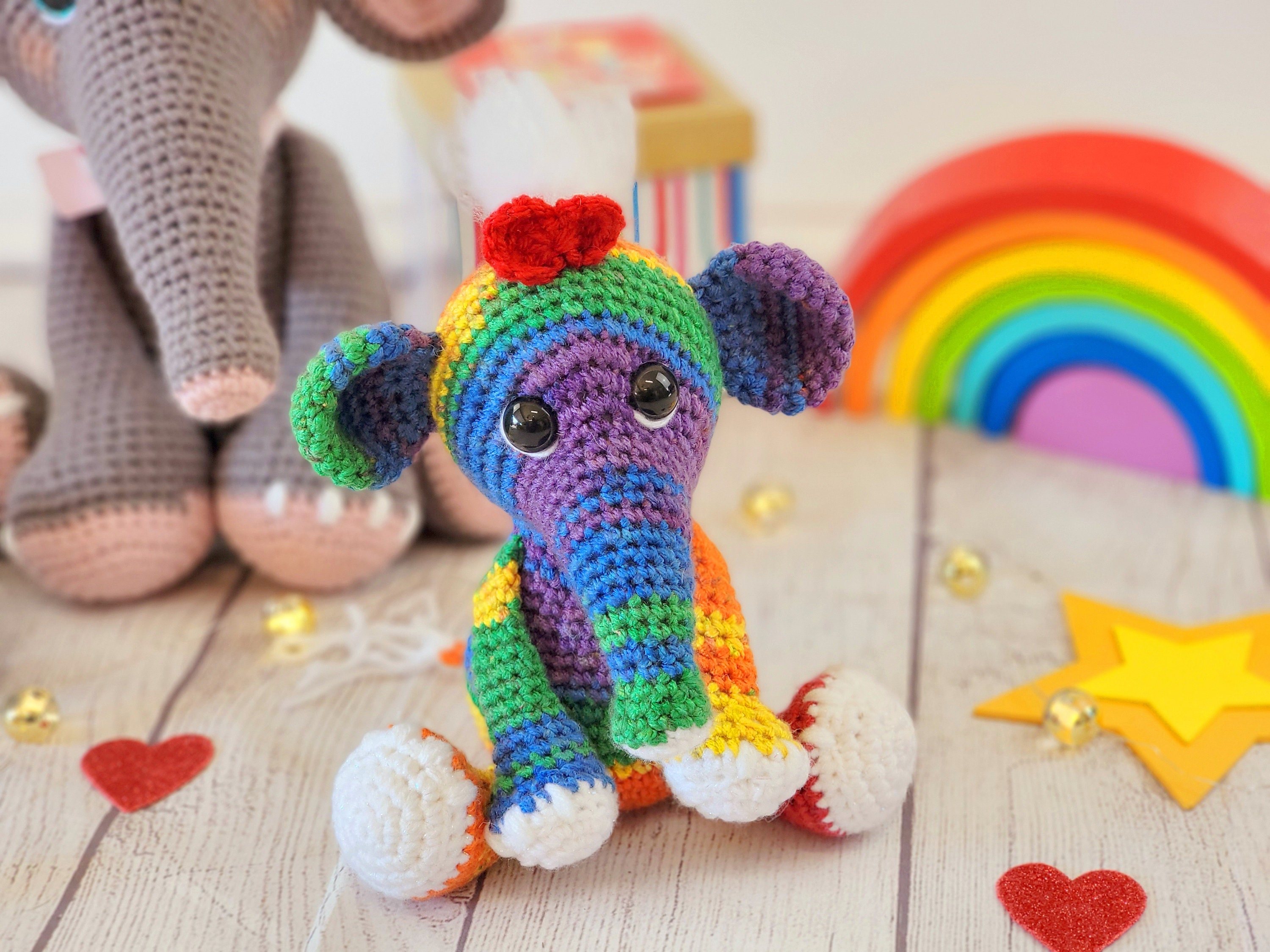 40 Elephant Crochet Patterns for Amigurumi, Plushies, Loveys, and Nursery Decor 35 elephant elephant crochet