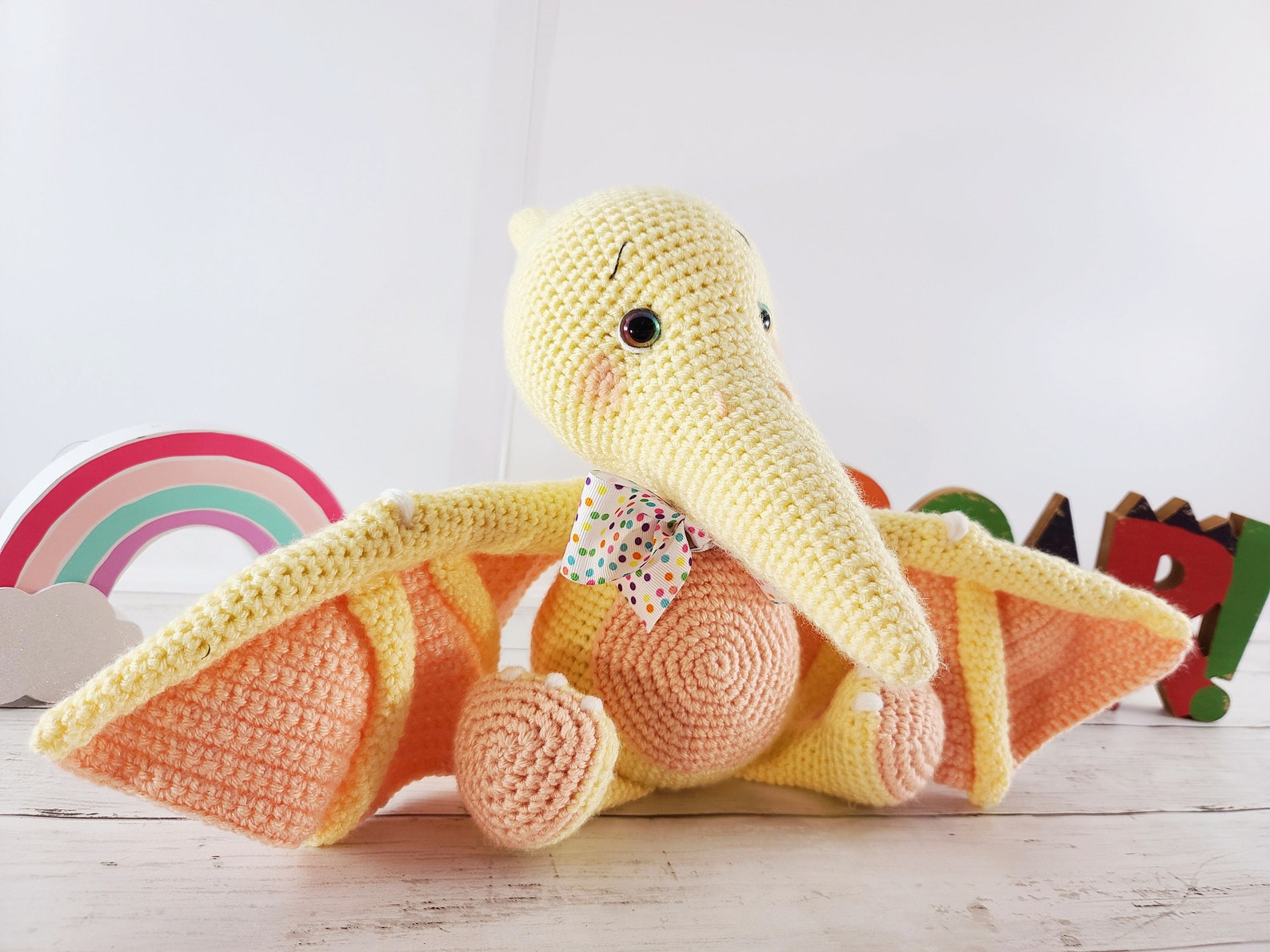 Pterodactyl pterodactyl crochet pattern crochet pattern Etsy