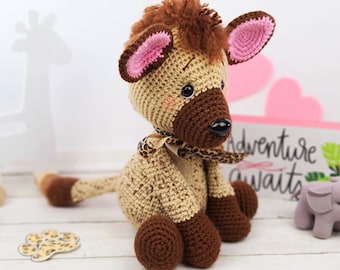 hyena crochet pattern, crochet hyena, amigurumi, hyena pattern, hyena tutorial