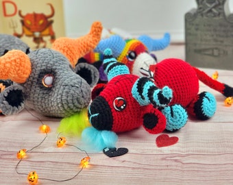 Baphomet Häkelanleitung, Baphomet häkeln, Baphomet, Häkelanleitung, Baph, Baph Anleitung, Amigurumi
