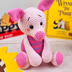 pig crochet pattern, crochet pig, crochet pattern, amigurumi, pig tutorial image 6