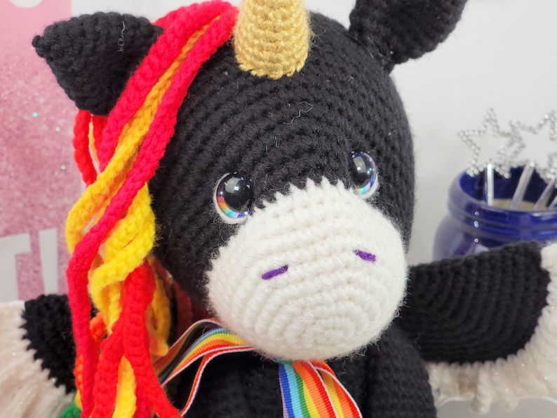 unicorn crochet pattern, crochet unicorn, amigurumi, crochet pattern, unicorn pattern image 7