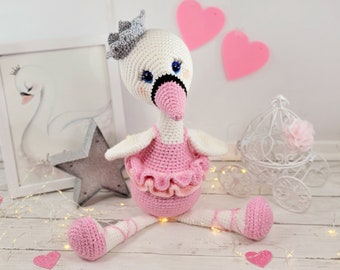 swan crochet pattern, crochet swan, swan pattern, crochet pattern