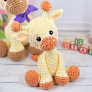 giraffe, crochet giraffe, giraffe crochet pattern, crochet pattern, pattern, amigurumi, tutorial image 4