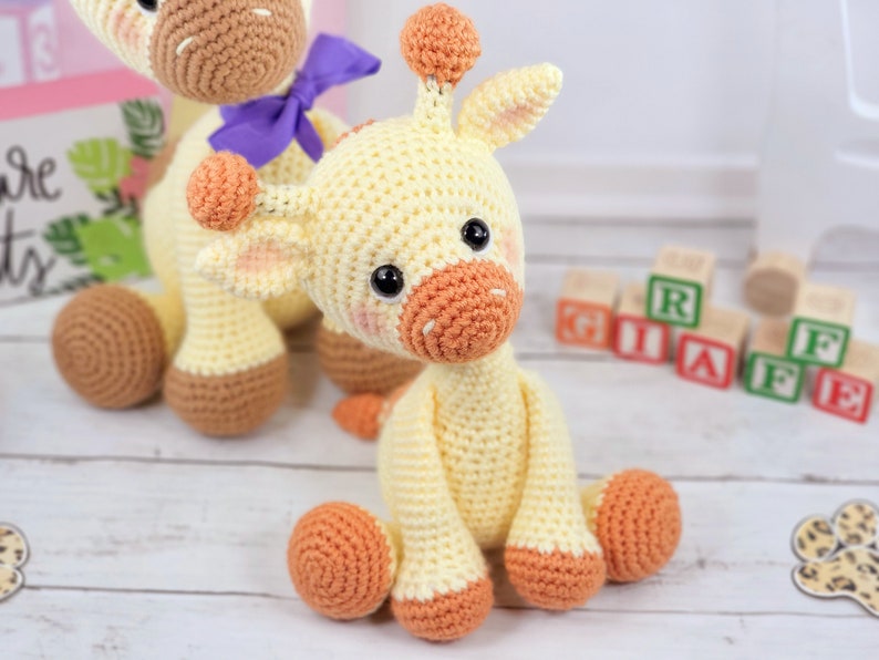 giraffe, crochet giraffe, giraffe crochet pattern, crochet pattern, pattern, amigurumi, tutorial image 4