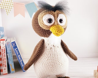 owl crochet pattern, crochet pattern, crochet owl, owl tutorial, amigurumi, owl doll