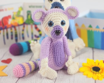 lemur, lemur crochet pattern, crochet pattern, crochet lemur, lemur amigurumi, amigurumi, lemur tutorial