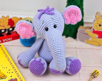 elephant crochet pattern, crochet elephant, elephant tutorial, crochet pattern, amigurumi