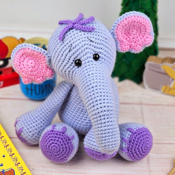 elephant crochet pattern, crochet elephant, elephant tutorial, crochet pattern, amigurumi