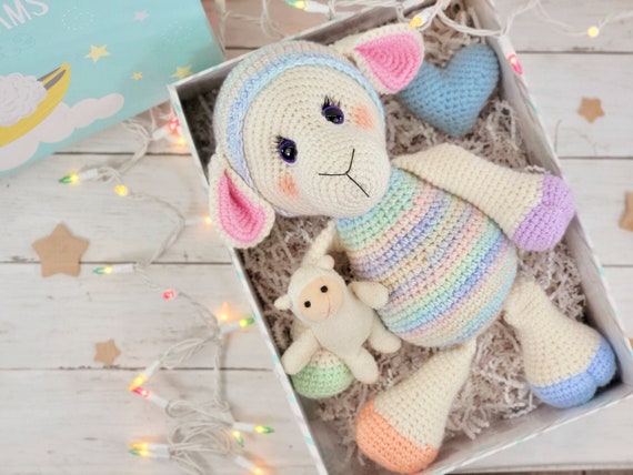 lamb crochet pattern, sheep crochet pattern, crochet lamb, crochet sheep, amigurumi lamb, lamb tutorial