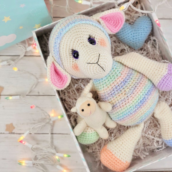 lamb crochet pattern, sheep crochet pattern, crochet lamb, crochet sheep, amigurumi lamb, lamb tutorial