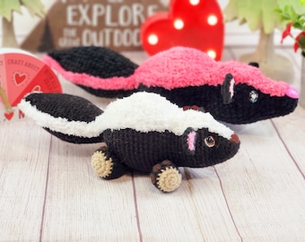 skunk, skunk crochet pattern, crochet pattern, amigrumi, skunk tutorial, skunk pattern, crochet, skunk amigurumi