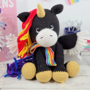 unicorn crochet pattern, crochet unicorn, amigurumi, crochet pattern, unicorn pattern image 10