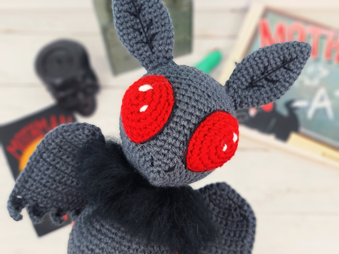 Mothman, Mothman Crochet Pattern, Crochet Pattern, Pattern, Crochet