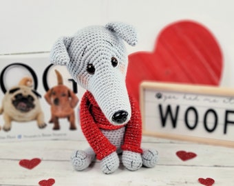 greyhound, crochet greyhound, greyhound crochet pattern, crochet pattern, amigurumi, pattern, tutorial, greyhound tutorial