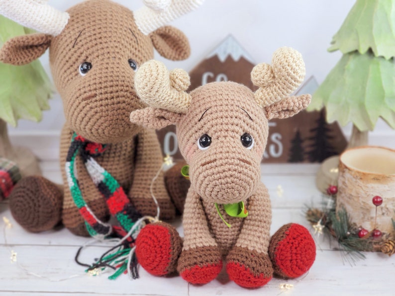 moose, moose crochet pattern, crochet moose, crochet pattern, amigurumi, moose pattern, moose tutorial image 4