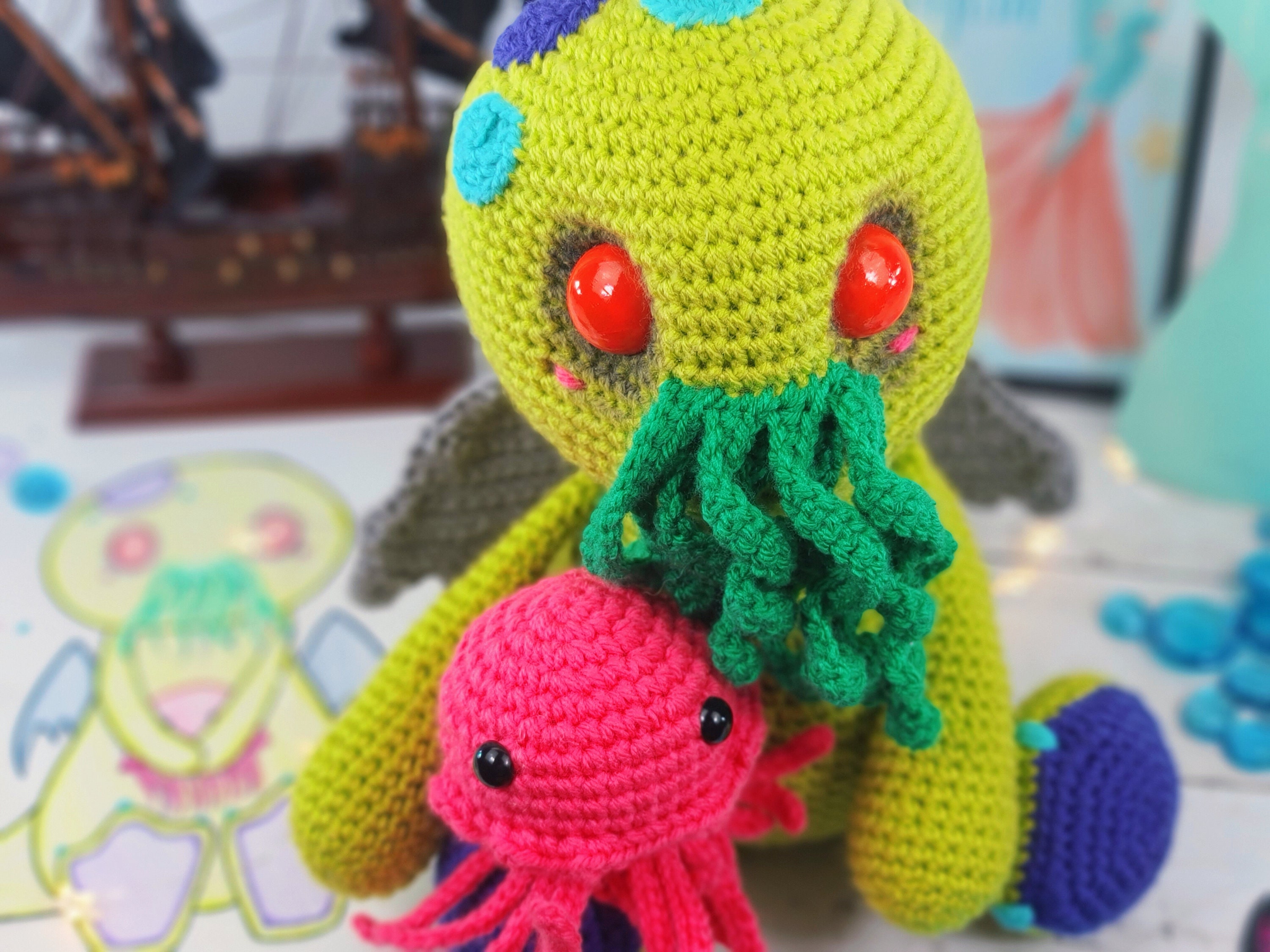 Cthulhu Cthulhu Crochet Pattern Crochet Pattern Amigurumi Etsy