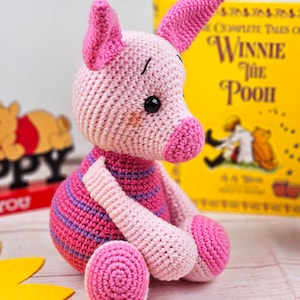 patrón de crochet de cerdo, cerdo de crochet, patrón de crochet, amigurumi, tutorial de cerdo imagen 7