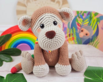 Affe Häkelanleitung, Amigurumi Anleitung, Affe Anleitung, Häkelanleitung