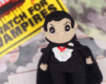 vampire crochet pattern, crochet vampire, crochet pattern, crochet, pattern, amigurumi, halloween crochet, vampires