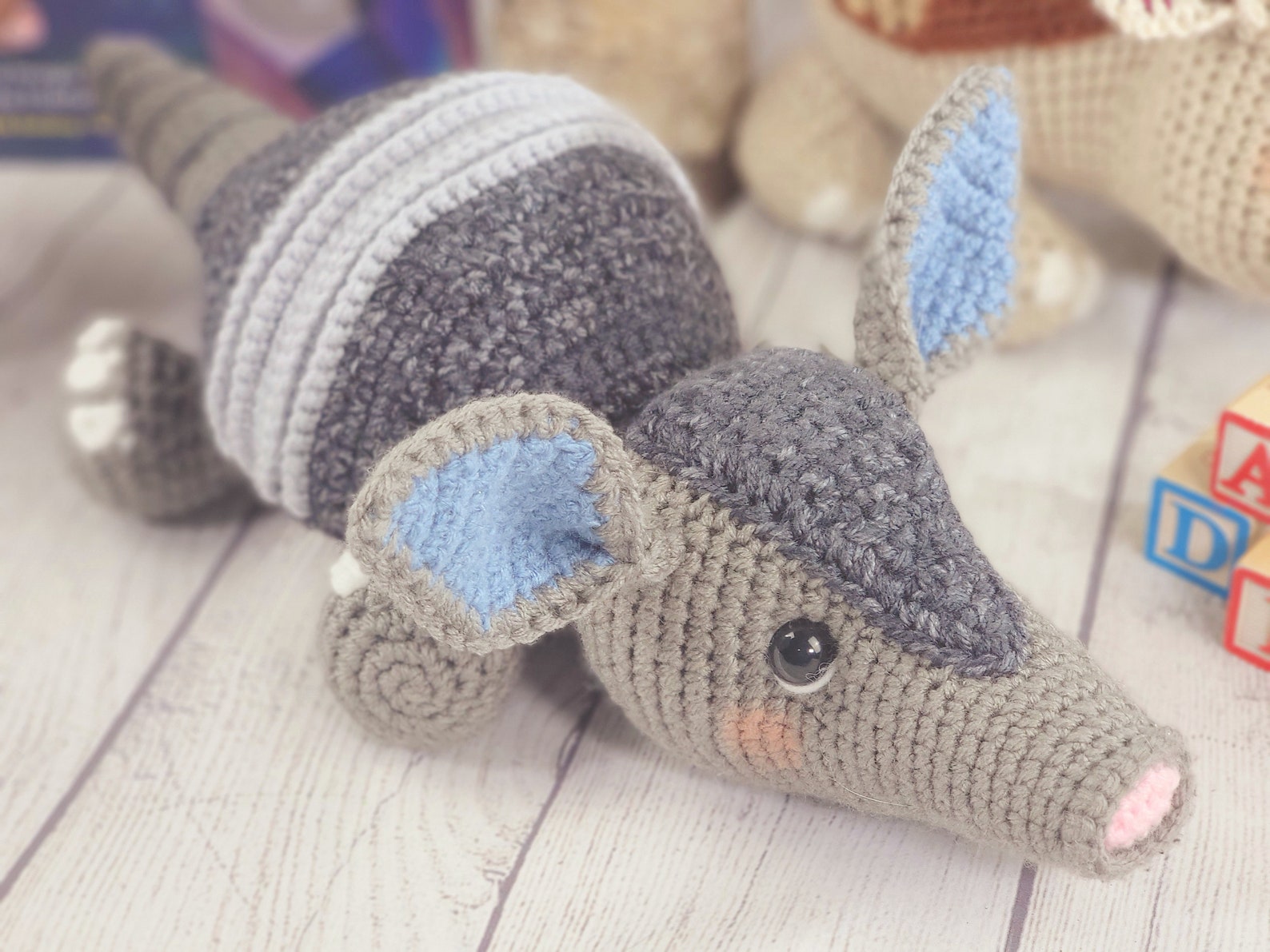 Armadillo, Armadillo Pattern, Crochet Pattern, Amigurumi, Crochet ...