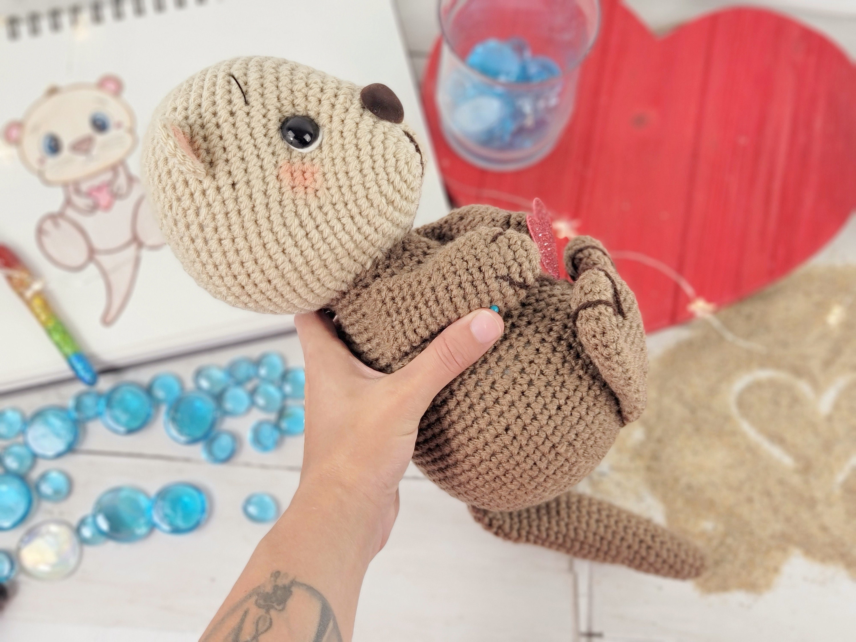 Otter Crochet Pattern Crochet Otter Crochet Pattern Otter - Etsy UK