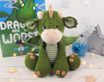 dragon crochet pattern, crochet dragon, amigurumi, dragon pattern, crochet pattern