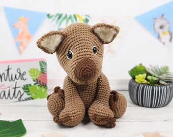 wombat crochet pattern, crochet wombat, crochet pattern, amigurumi, wombat