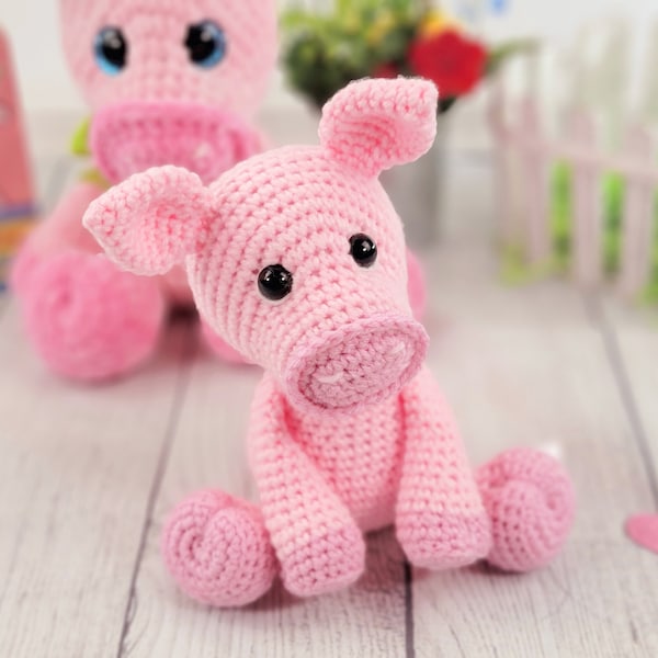 pig crochet pattern, crochet pig, crochet pattern, pattern, amigurumi, pig doll, pig tutorial, crochet, pattern, ami