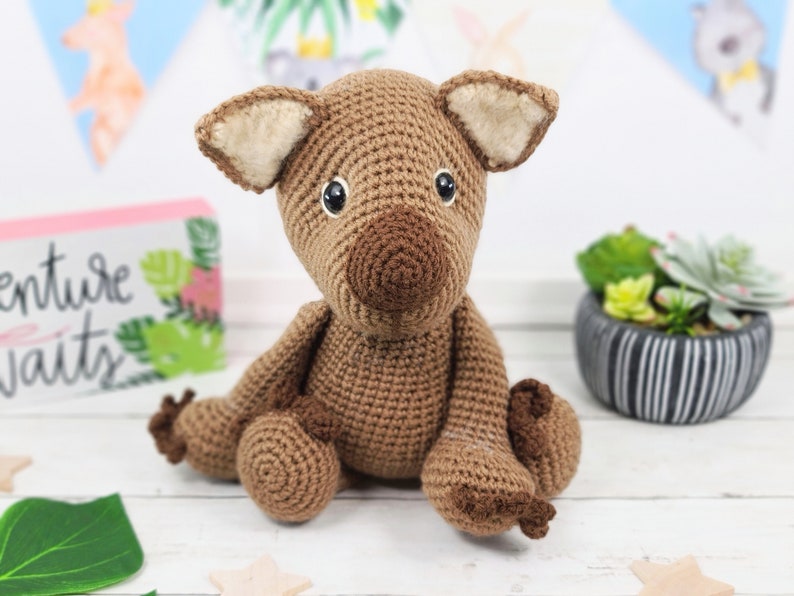 wombat crochet pattern, crochet wombat, crochet pattern, amigurumi, wombat image 6