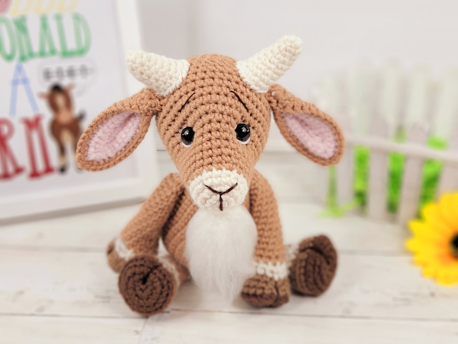 Goat Crochet Pattern Crochet Pattern Crochet Goat Amigurumi Etsy