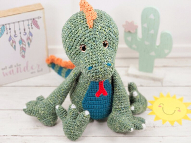 lizard crochet pattern, lizard pattern, dragon pattern, crochet pattern, iguana crochet pattern crochet lizard, iguana crochet pattern image 6