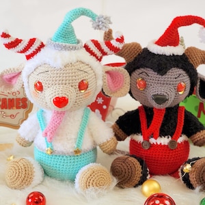 krampus, krampus doll, crochet krampus, krampus crochet pattern, crochet pattern, krampus tutorial, krampus plush, pattern, amigurumi