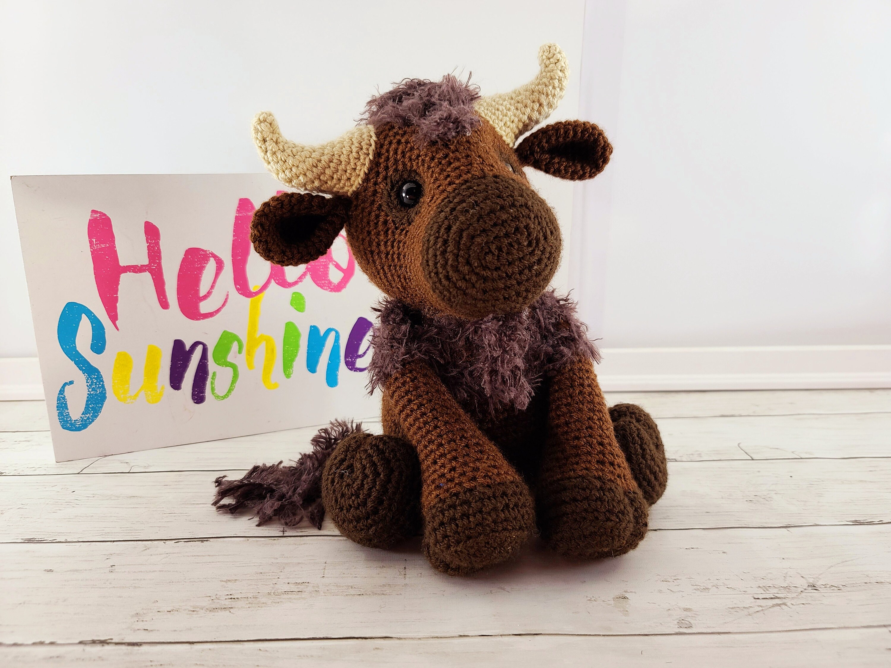 Bison bison crochet pattern crochet pattern bison Etsy