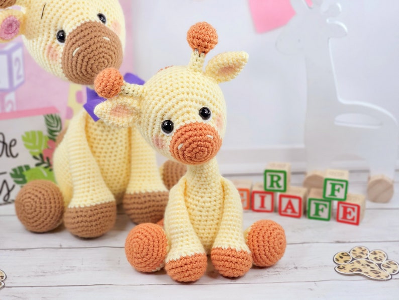 giraffe, crochet giraffe, giraffe crochet pattern, crochet pattern, pattern, amigurumi, tutorial image 5