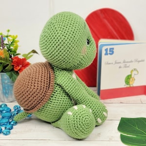 turtle crochet pattern, crochet turtle, amigurumi, turtle tutorial, turtle pattern, turtle doll, crochet pattern, baby gift image 5