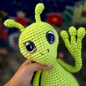 alien, crochet alien, alien crochet pattern, crochet pattern, crochet, pattern, amigurumi