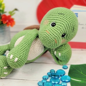 turtle crochet pattern, crochet turtle, amigurumi, turtle tutorial, turtle pattern, turtle doll, crochet pattern, baby gift image 4