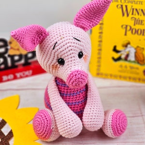 pig crochet pattern, crochet pig, crochet pattern, amigurumi, pig tutorial image 8