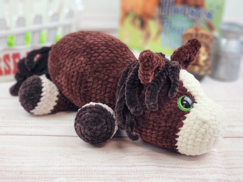 donkey crochet pattern, horse crochet pattern, unicorn crochet pattern, pegasus crochet pattern, zebra crochet pattern, crochet pattern image 7