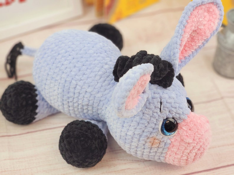 donkey crochet pattern, horse crochet pattern, unicorn crochet pattern, pegasus crochet pattern, zebra crochet pattern, crochet pattern image 9