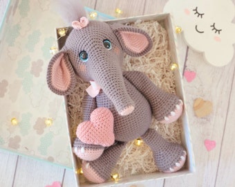 Elefant Häkelanleitung, Elefant häkeln, Elefant Anleitung, Häkelanleitung, Amigurumi